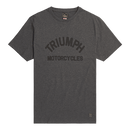 Burnham Arch Logo Tee - Storm Grey-1