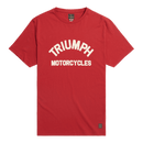 Burnham Arch Logo Tee - Red-1