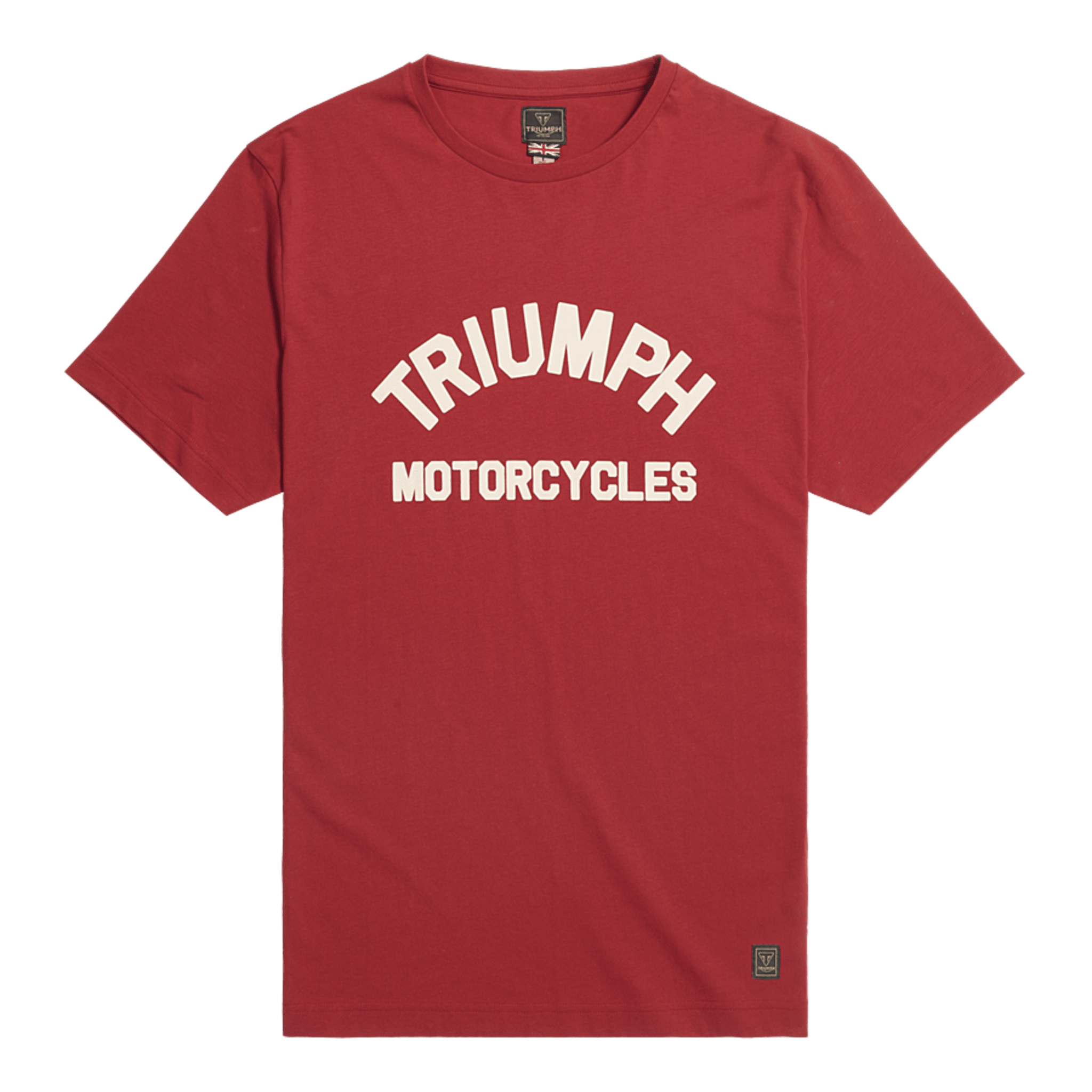 TRIUMPH BURNHAM ARCH LOGO RED-L