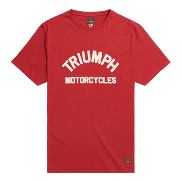 Burnham Arch Logo Tee - Red