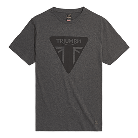Helston Printed Logo Tee - Storm Grey