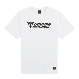 Triumph Racing Logo Tee - White