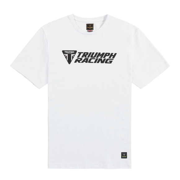 Triumph Racing Logo Tee - White