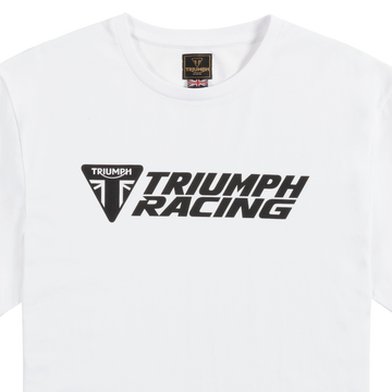 Triumph Racing Logo Tee - White - 0