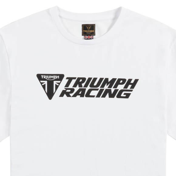 Triumph Racing Logo Tee - White